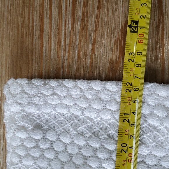 C.D. Petites White Lace Blouse - Picture 9 of 9